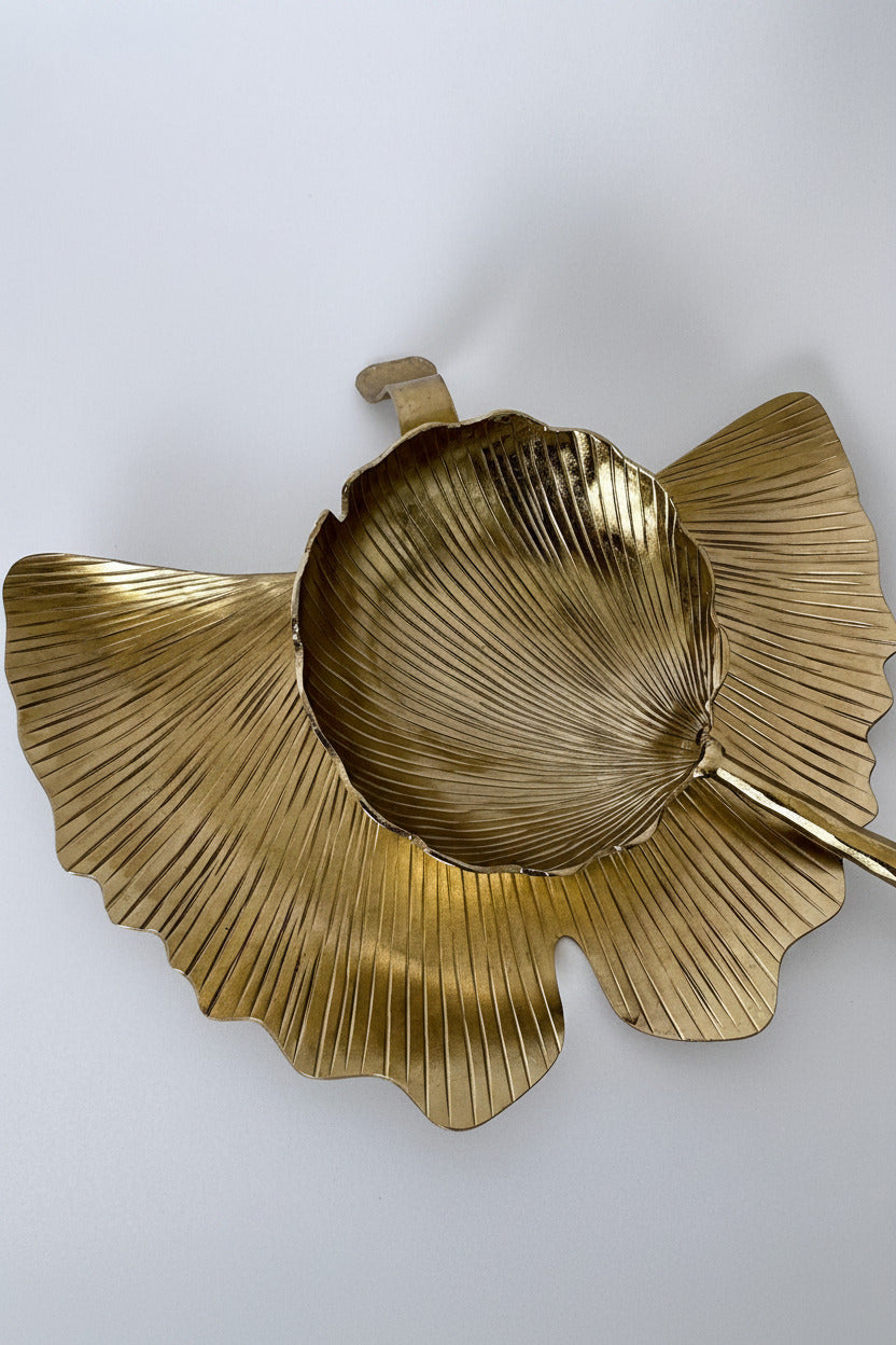 Gold Leaf Serving Spoon