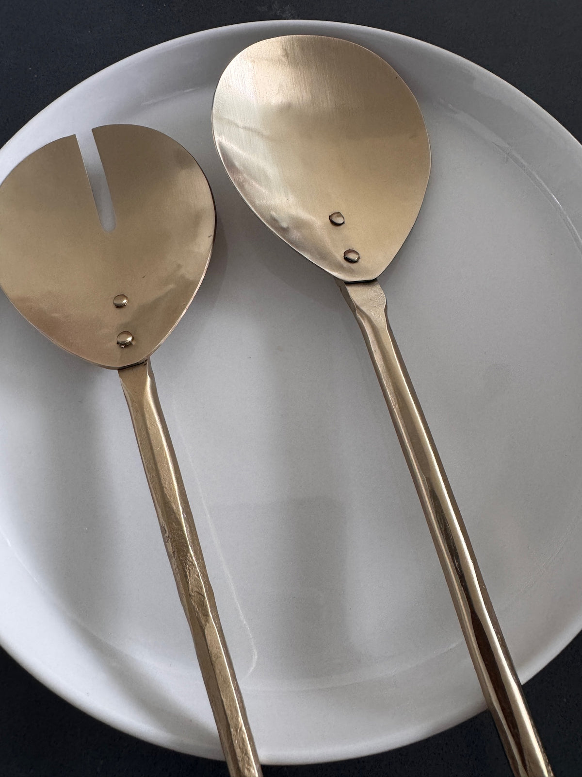 Soul Brass Salad Servers