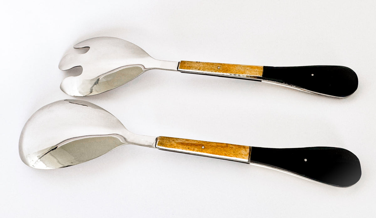Rees Horn Salad Servers