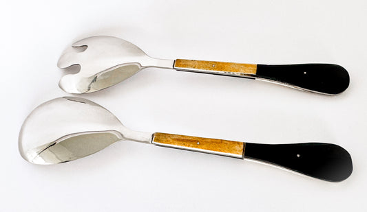 Rees Horn Salad Servers