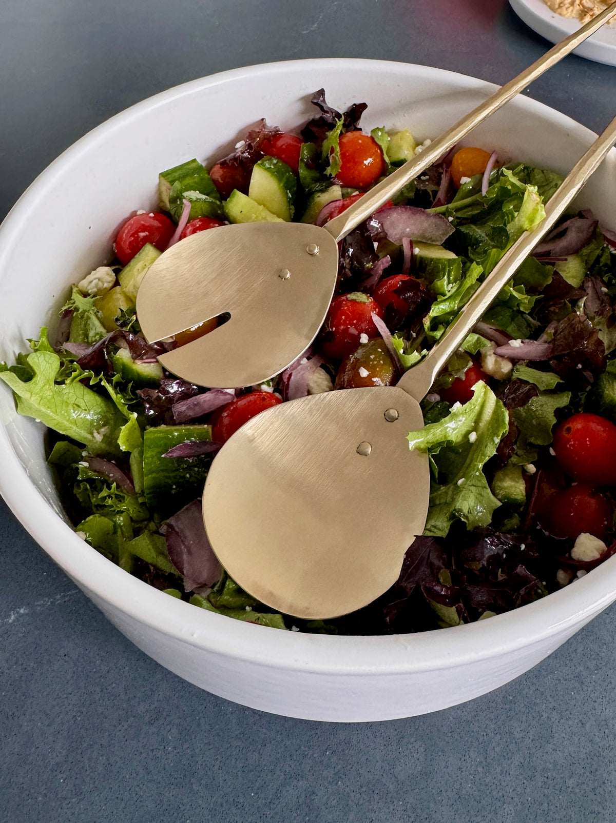 Soul Brass Salad Servers