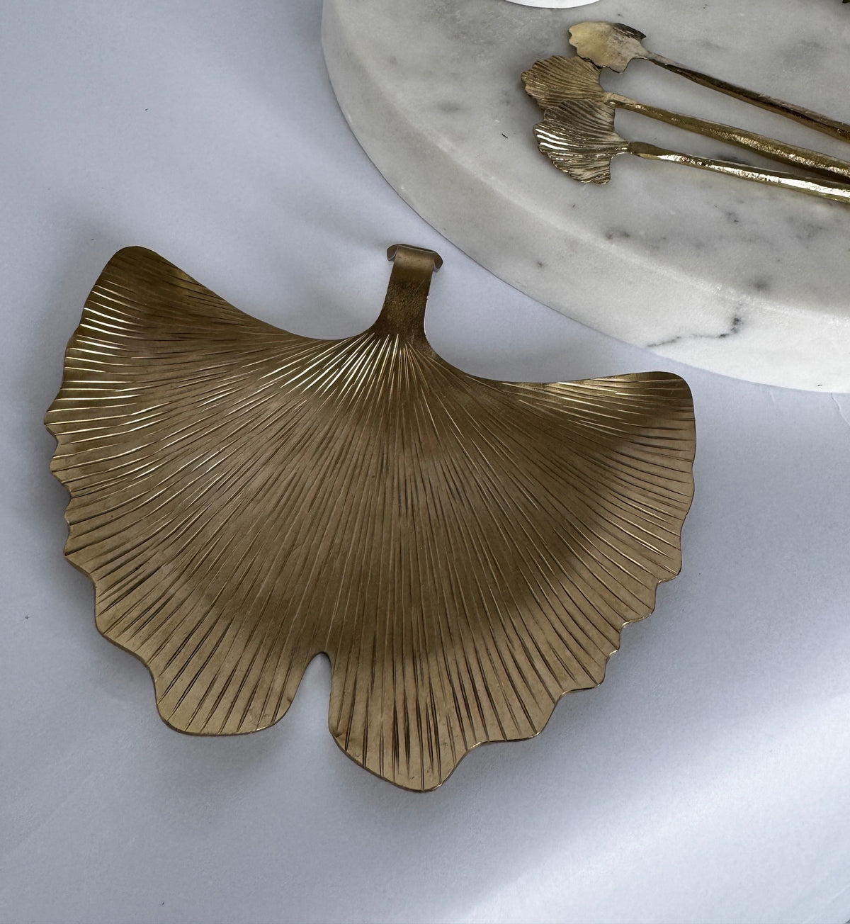 Gold Leaf Accent Dish