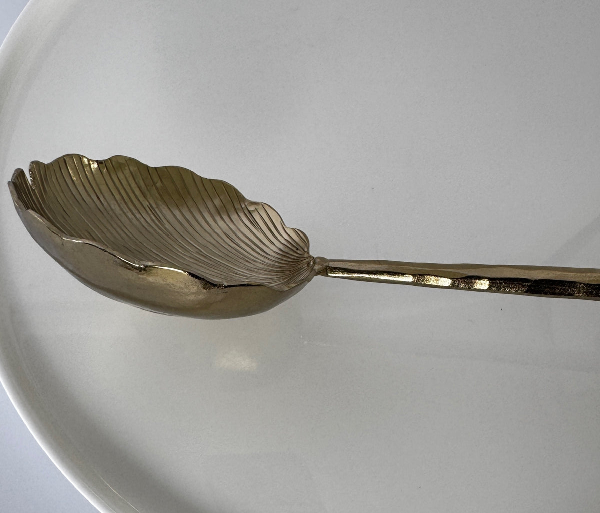 Gold Leaf Serving Spoon