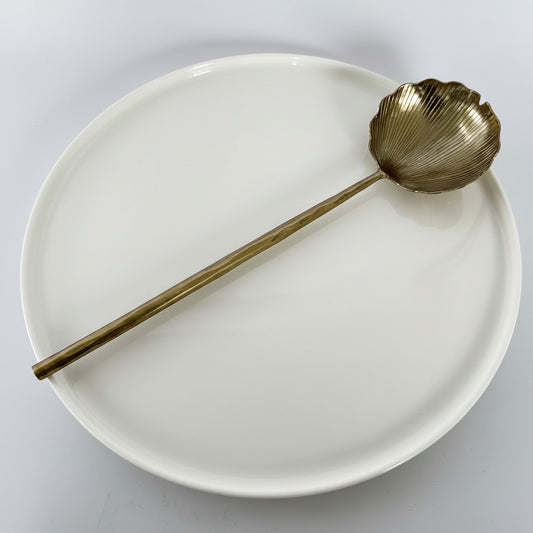 Gold Leaf Serving Spoon