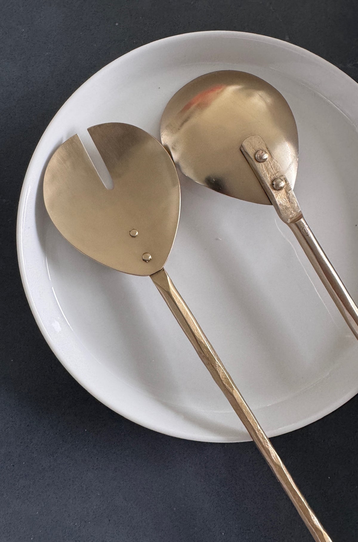 Soul Brass Salad Servers