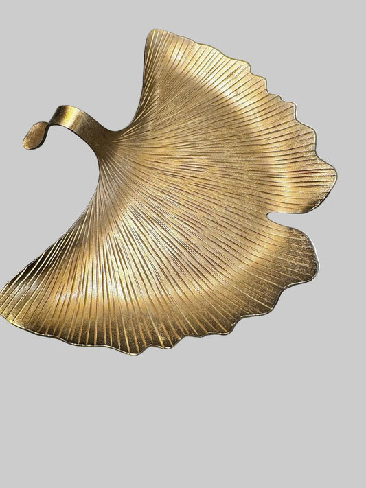 Gold Leaf Accent Dish