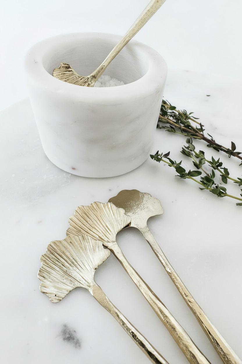 Gold Leaf Tasting Spoon Set
