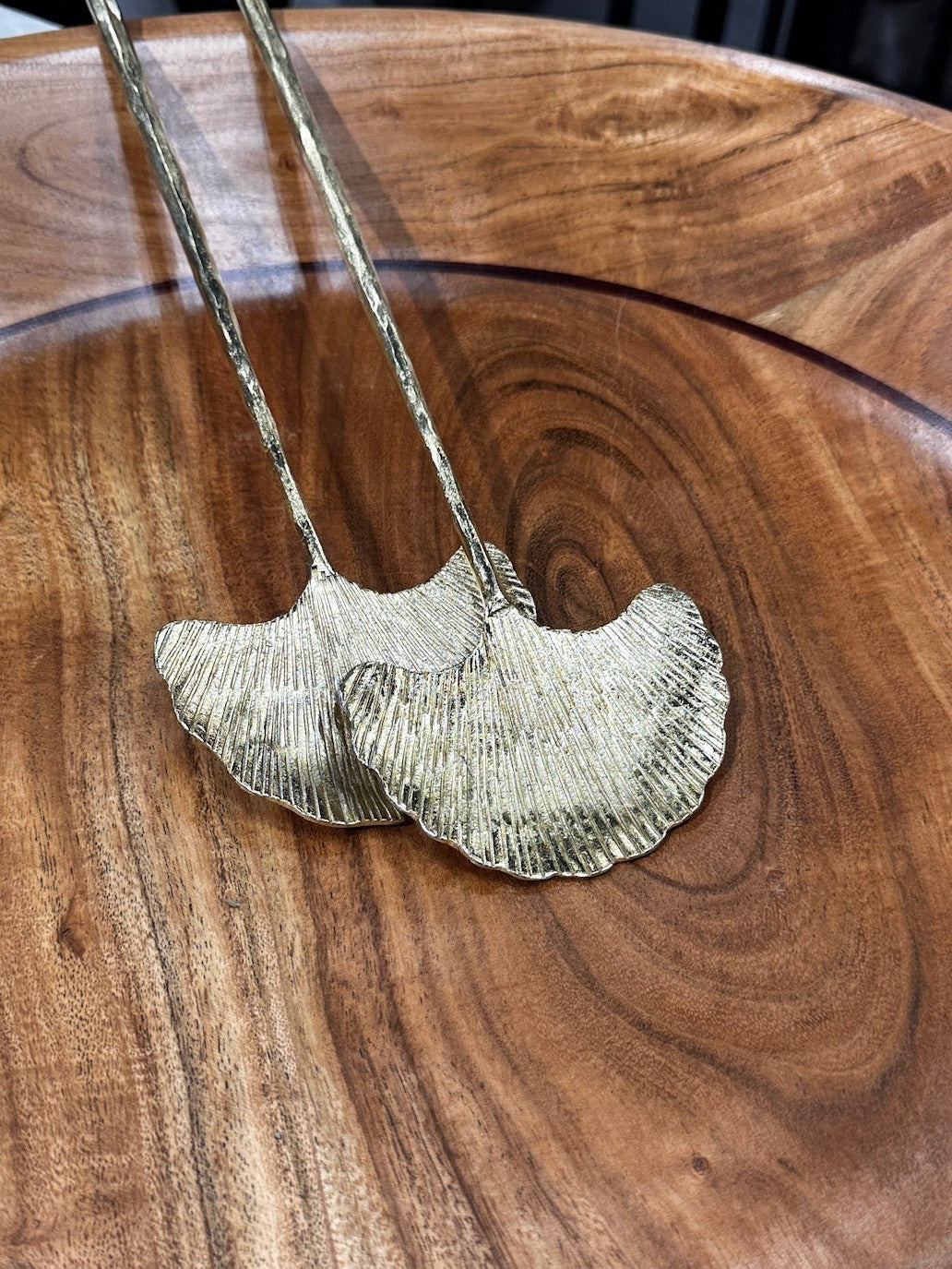 Gold Leaf Salad Servers